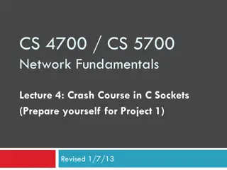 Crash Course in C Sockets: Network Fundamentals