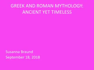 Exploring Greek and Roman Mythology: Ancient Stories of Gods and Heroes