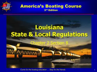 Boating Education and Regulations in Louisiana