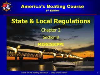 Mississippi Boating Regulations and Requirements