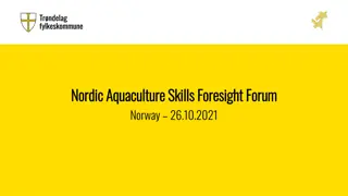 Future Trends in Aquaculture Education and Training in Nordic Countries