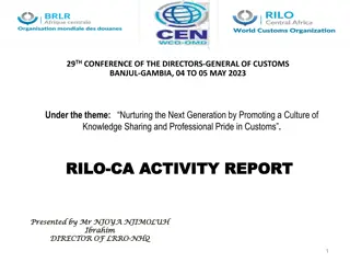 RILO-CA Activity Report: Enhancing Customs Cooperation through Knowledge Sharing