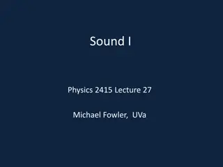 Sound Waves: Exploring Wave Phenomena in Physics