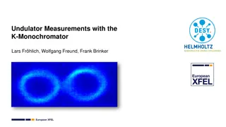 Undulator Measurements with the K-Monochromator by Lars Fröhlich, Wolfgang Freund, Frank Brinker