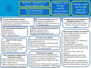 Strategies for Effective Questioning and Student Engagement in Learning