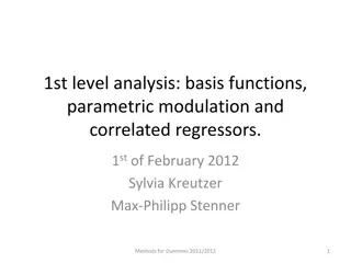 Basis Functions and Hemodynamic Response Functions in fMRI Analysis