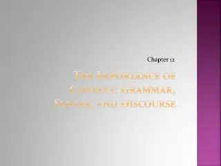 Understanding Grammar, Syntax, and Discourse in Biblical Texts