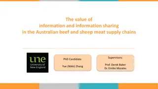 Enhancing Information Sharing in Australian Meat Supply Chains