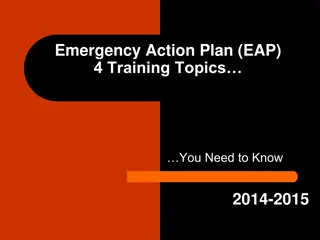 Emergency Action Plan (EAP) Training Topics and Procedures