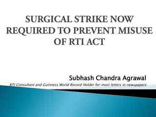 Challenges and Solutions in Preventing Misuse of the RTI Act in India