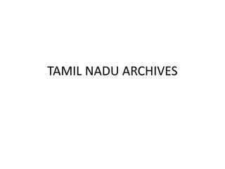 History and Evolution of Tamil Nadu Archives