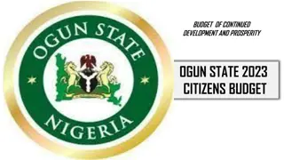 Ogun State 2023 Budget of Continued Development and Prosperity