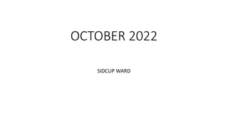 Recent Incidents in Sidcup Ward, October 2022