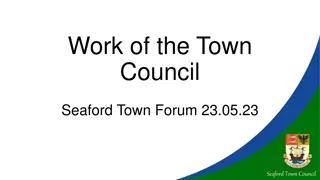 Seaford Town Council Updates and Community Engagement Report