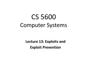 Computer System Exploits and Prevention