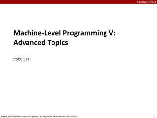 Memory Layout in Computer Systems at Carnegie Mellon