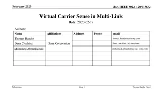 IEEE 802.11-20/0136r2: Virtual Carrier Sense in Multi-Link Networks