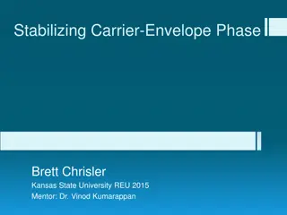 Stabilizing Carrier-Envelope Phase in AMO Physics Research