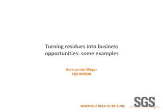 Turning Residues into Business Opportunities: Examples and Innovations by Gert van der Wegen