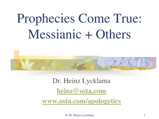 Unveiling the Power of Prophecy: Messianic Fulfillment and Divine Truths