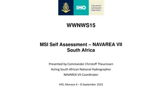 South Africa's NAVAREA VII Self-Assessment and Significant Events Presentation