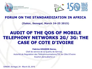 Audit of Mobile Telephony Networks in Cote d'Ivoire: QOS Analysis