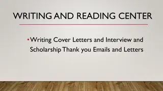 Effective Tips for Writing Outstanding Cover Letters