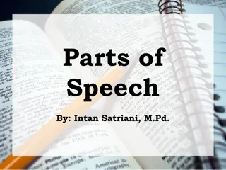 Understanding Parts of Speech: Nouns, Pronouns, and Verbs