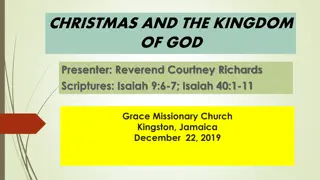 The True Meaning of Christmas: Kingdom of God Revealed