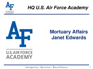 U.S. Air Force Academy Mortuary Affairs Information