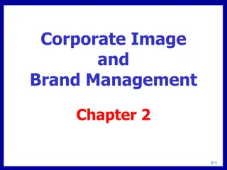 Corporate Image and Brand Management Overview