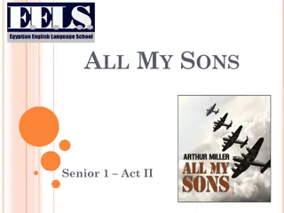 All My Sons: Senior 1 Act II Summary & Analysis