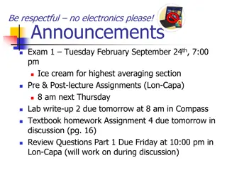 Important Updates and Exam Information for Chemistry Class