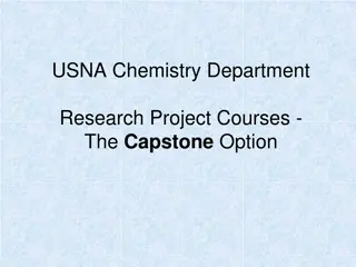 Choosing Between Capstone and Research Courses in the USNA Chemistry Department