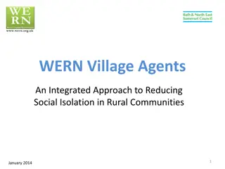 Addressing Social Isolation in Rural Communities through Integrated Approaches