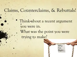 Mastering Claims, Counterclaims, & Rebuttals in Arguments