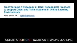 Supporting Queer and Trans Students in Online Learning