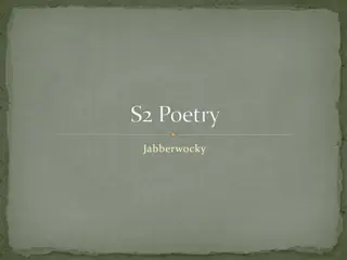 Exploring Techniques in Jabberwocky Poetry Lesson