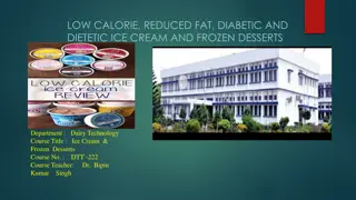 Understanding Low-Calorie, Diabetic, and Dietetic Ice Cream