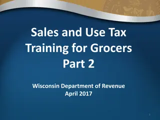 Wisconsin Sales and Use Tax Training for Grocers