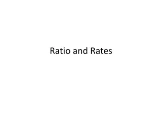 Ratios and Rates in Mathematics