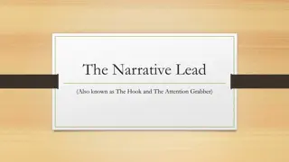 Mastering the Art of Crafting Engaging Narrative Leads