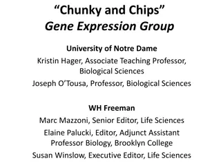 Gene Expression in Biological Sciences Course