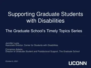 Supporting Graduate Students with Disabilities: University's Accommodation Process