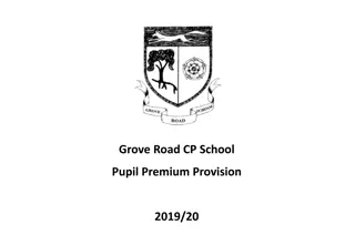 Grove Road CP School Pupil Premium Provision 2019/20 Overview