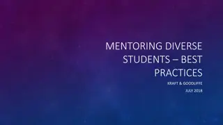 Mentoring Diverse Students: Best Practices and Challenges