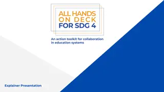 All Hands On Deck For SDG 4: A Strategy for Inclusive Education Planning