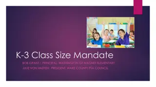 Impact of K-3 Class Size Mandate on Education System in NC