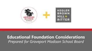 Considerations for Establishing a School District Foundation