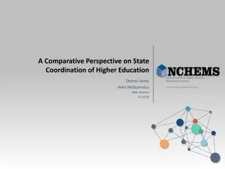 Comparative Analysis of State Coordination in Higher Education Systems